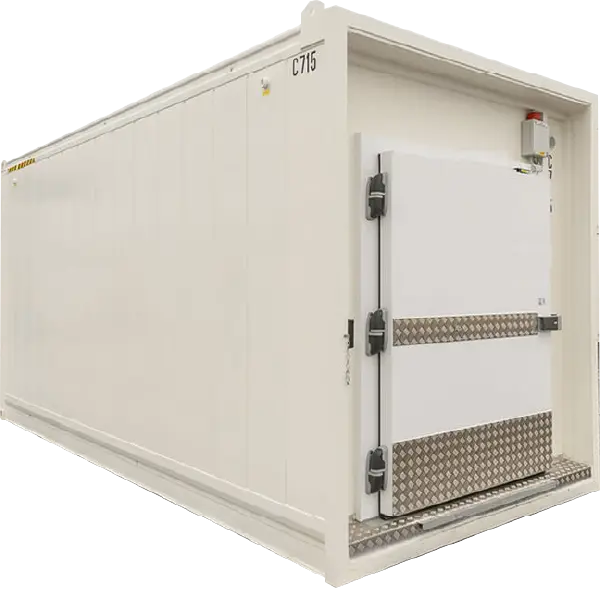 20ft konteyner soğuk odalar ön kapı