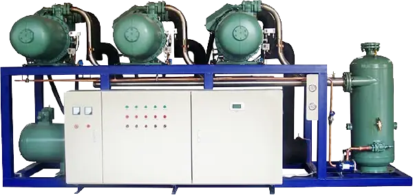 3 kompresörlü vidalı tip soğutma cihazları