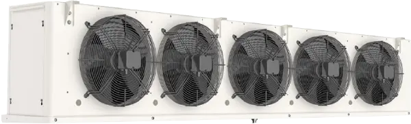 5 fanlı duvar tipi evaporatörler